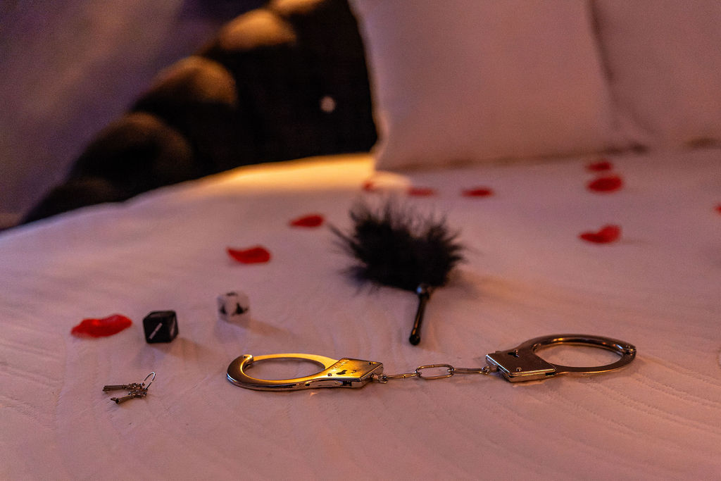 Accessoires coquins - Lit rond king size