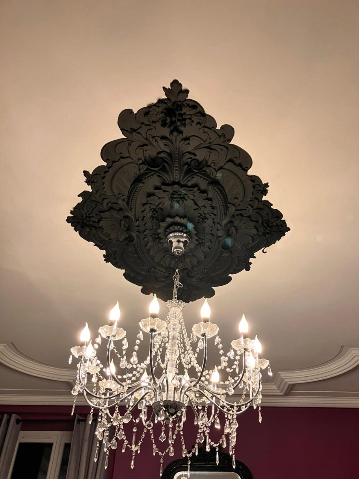 Lustre baroque - Espace salon